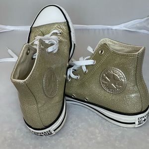 Chuck Taylor All Star Glitter Gold